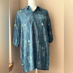 Morro bay size large tropical Hawaiian shirt